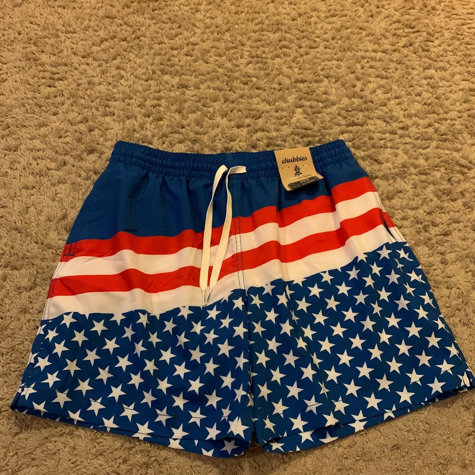 Chubbies Men's Pump Up The Jams 5.5 Lined Swim Trunks