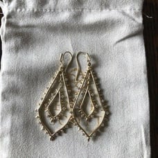 Kendra Scott Gold Alice Dangle Earrings