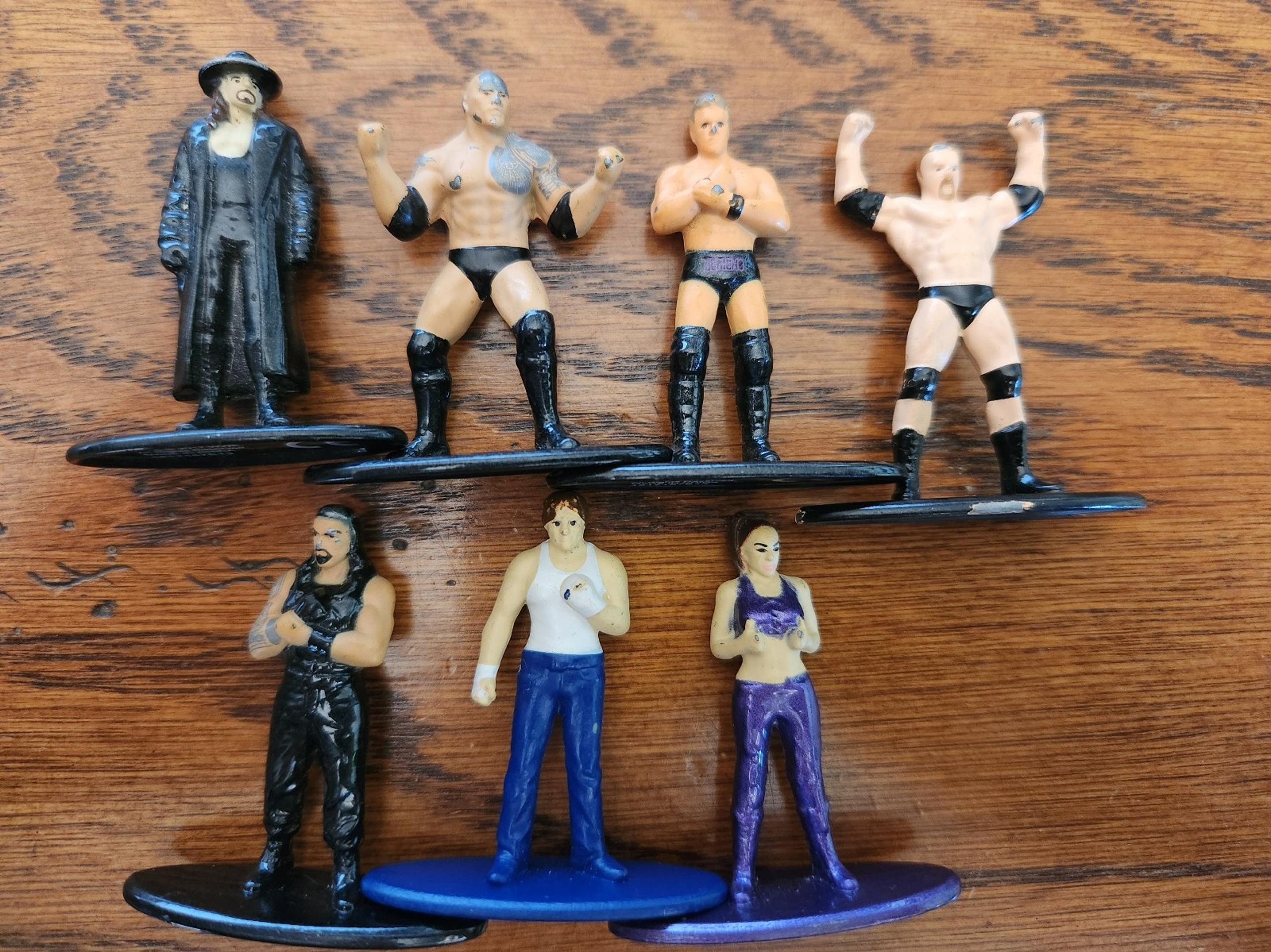 WWE mini figures