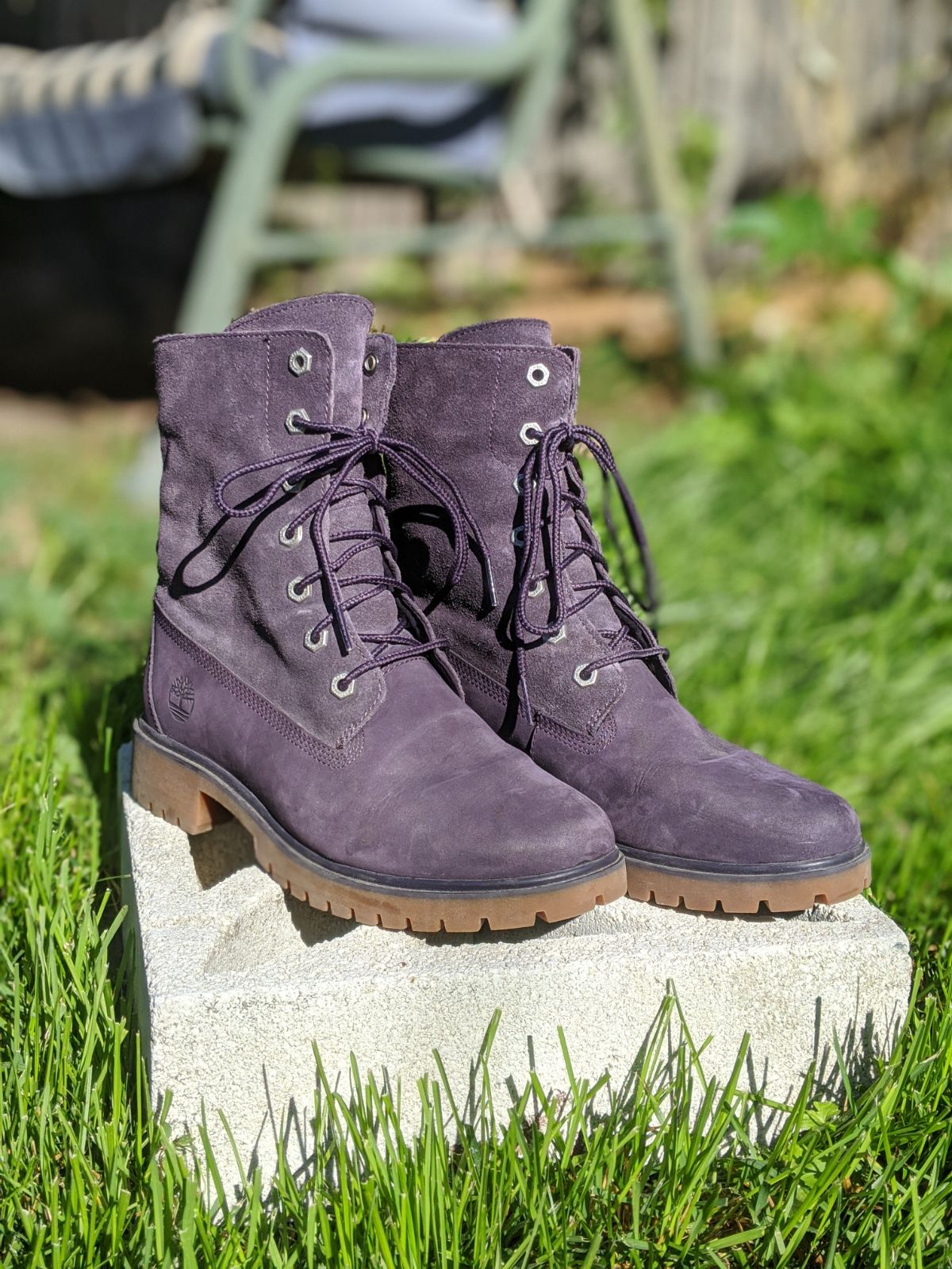 Timberland Jayne Purple Suede Boots