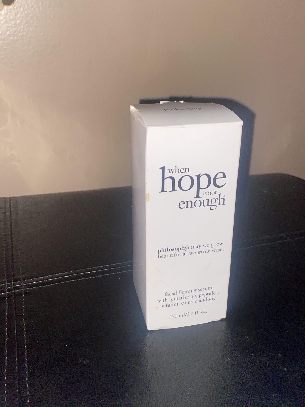 When Hope is not Enough philosophy fsce serum