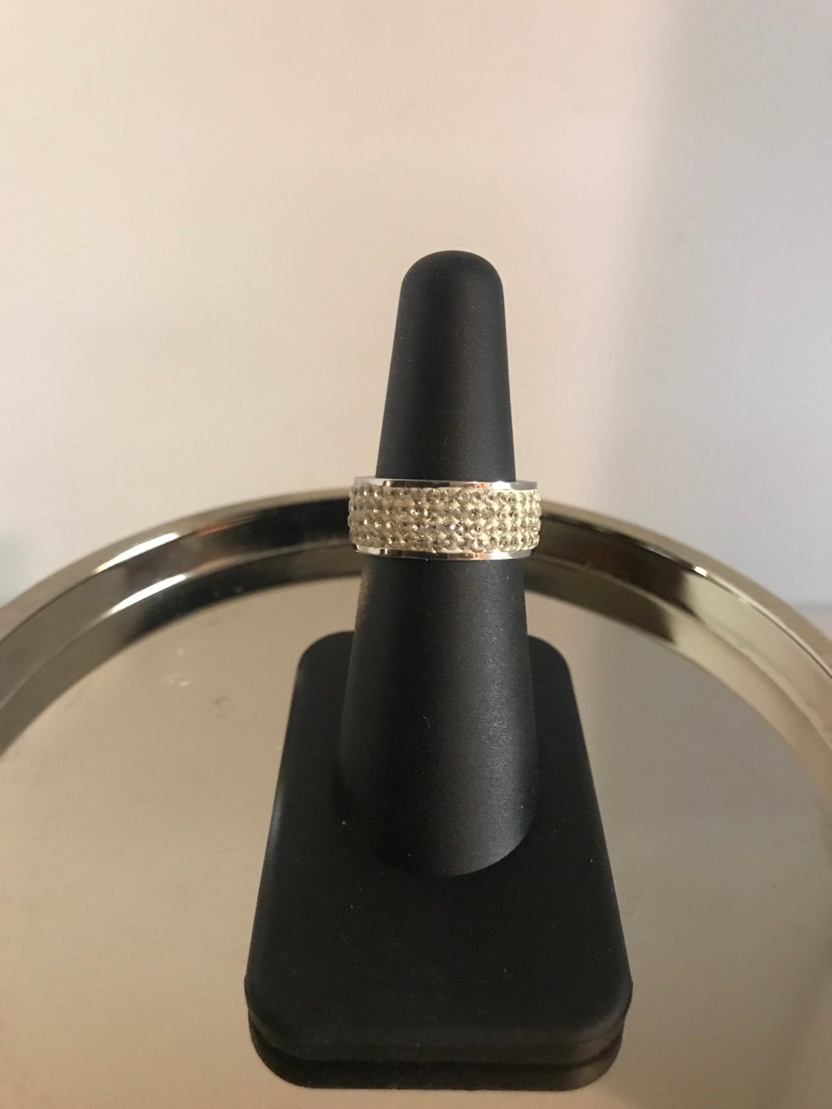 QVC Ultra Fine Sterling Silver Margherita Chain Polished Band Ring Size 6