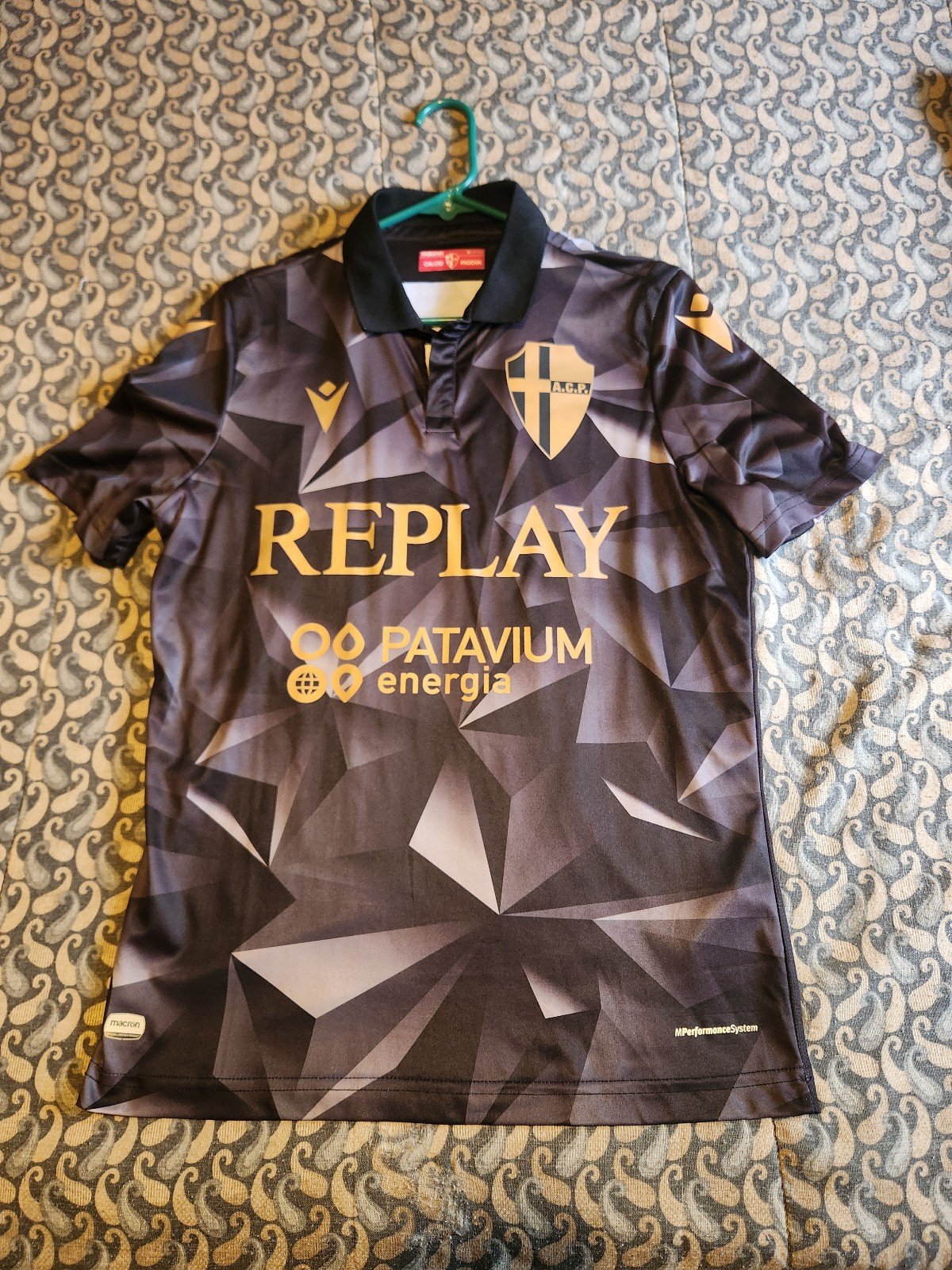 Calcio Padova 2021/2022 Match Player Issue Third Jersey Size M