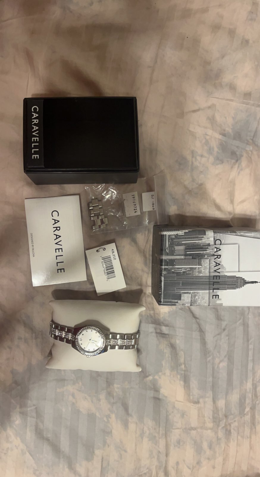 caravelli stainless steel watches for women
