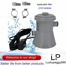Electric Filter Pump Swimming Paddling Pool Above Ground Flowclear Tool 300GAL/H