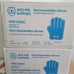 Vinyl exam gloves full case size large