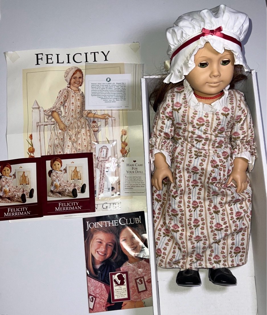 American Girl Doll Collection, Addy, Felicity, Molly, kirsten