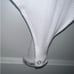 New Joie Ribbed High Neckline White Sleeveless Thong Bodysuit size M