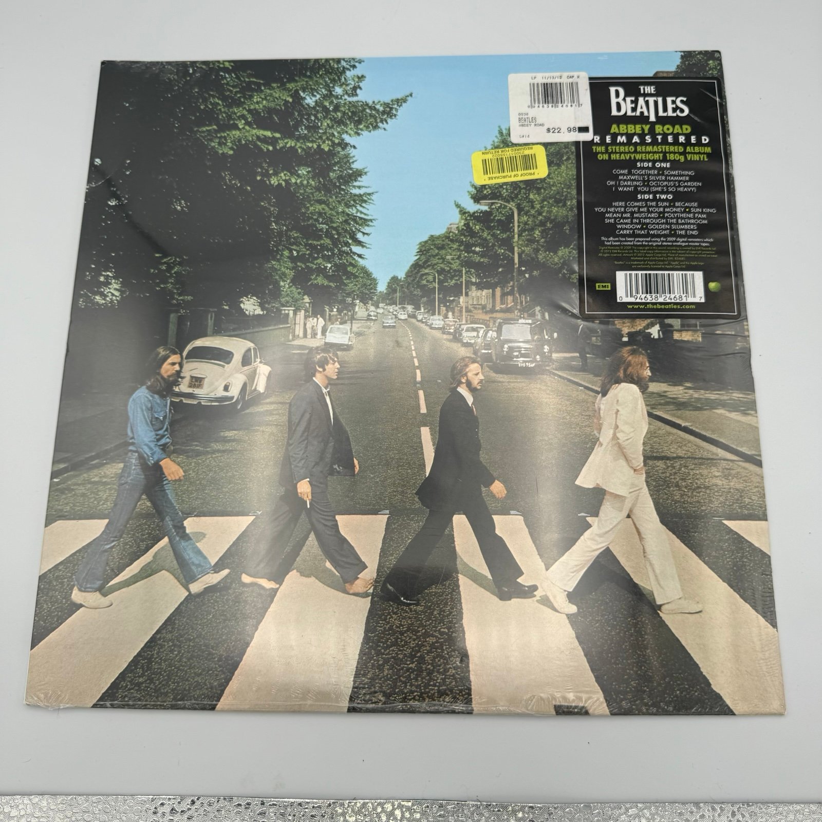 THE BEATLES ABBEY ROAD REMASTERED THE STEREO REMASTERED ALBUM ON HEAVYWEIGHT 180