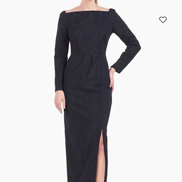 Kay Unger Jude Jacquard Column Gown