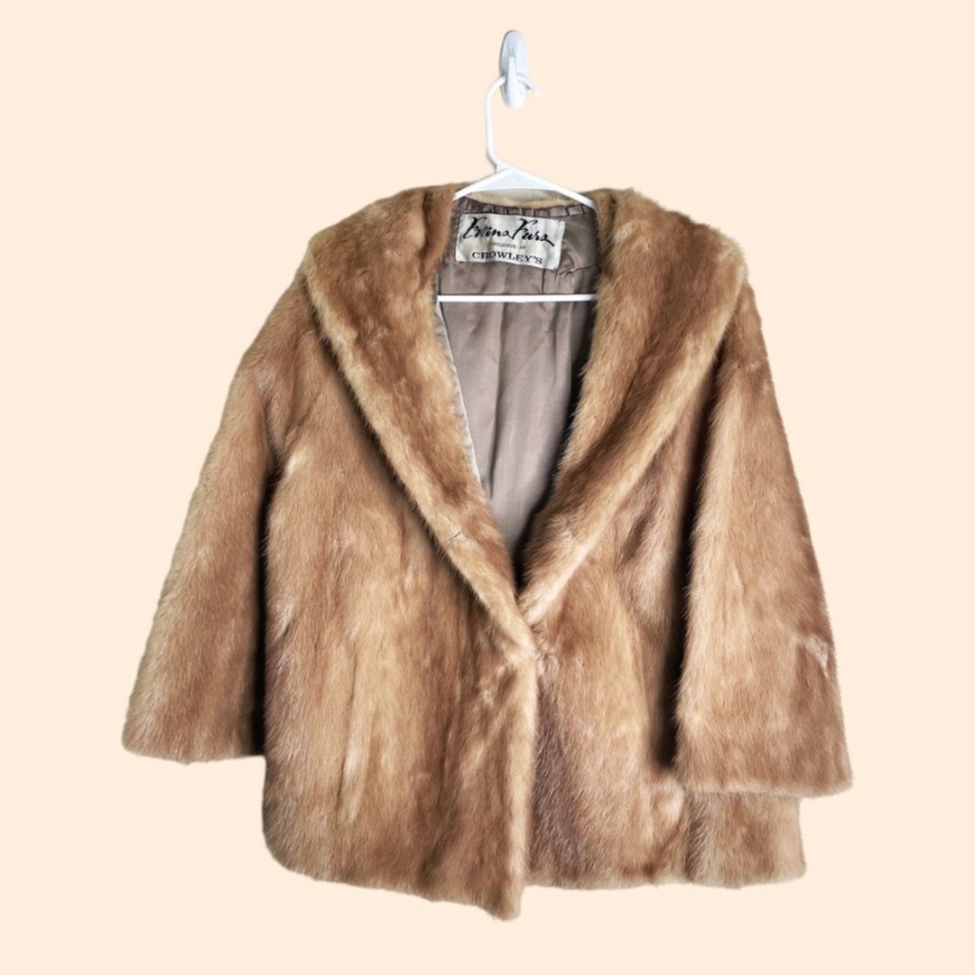Vintage Evans Furs Crowley's Fur Coat Mobwife