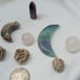Crystal bundle with moons,desert rose,mini spheres and point