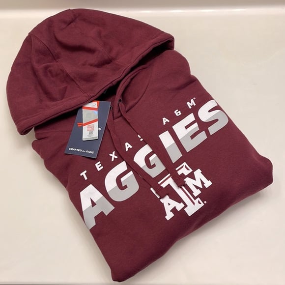 Fanatics Mens Aggies Hoodie Pullover Top