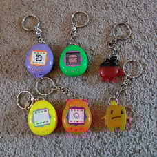 Vintage Tamagotchi McDonalds Bandai 1997 Keychain Collectible Toy Lot PRE-OWNED