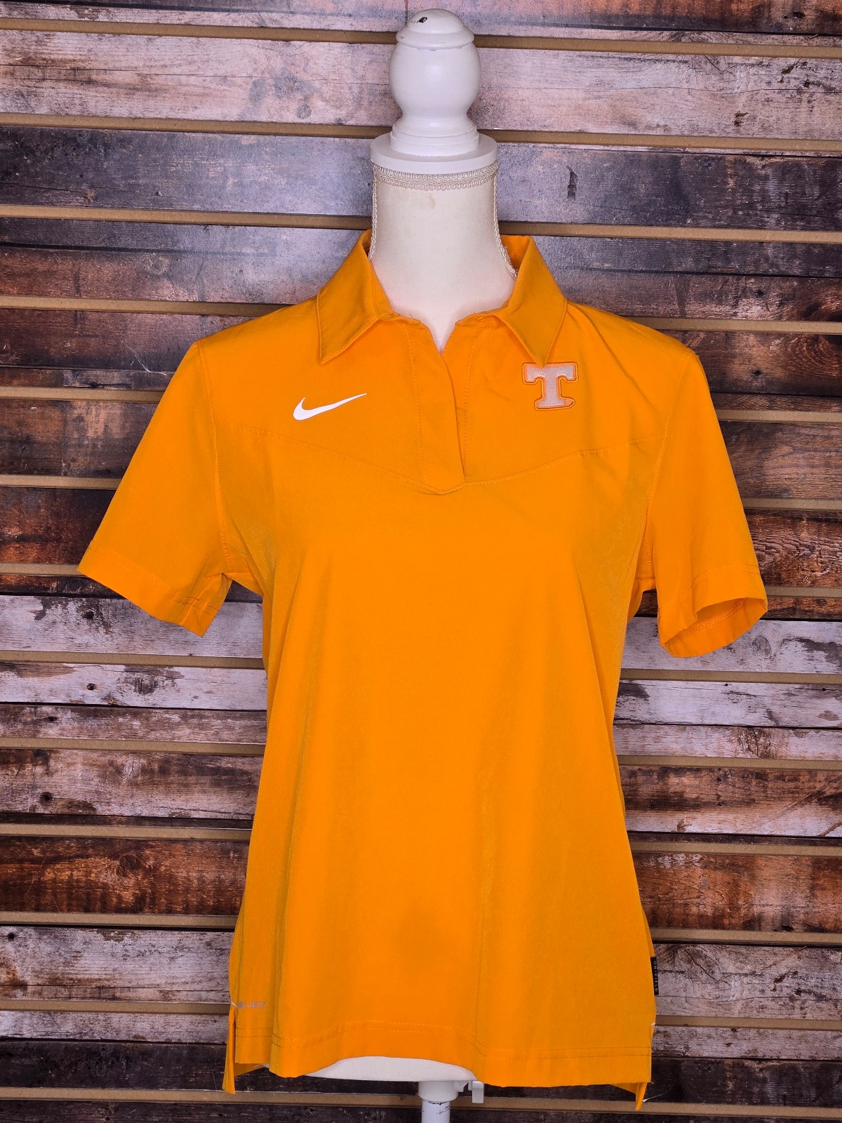 MSRP80 Nike Women’s Tennessee Volunteer Orange On-field Polo UPF 40 Size M