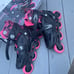 PINK inline skates size 10