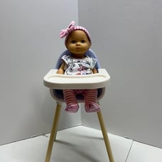 American Girl Doll Caring for Little Bitty Itty Baby and Highchair