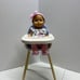 American Girl Doll Caring for Little Bitty Itty Baby and Highchair