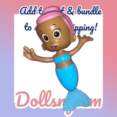 Big!! Bubble guppies molly hair salon replacements dresses hair + 7pc snap n sty