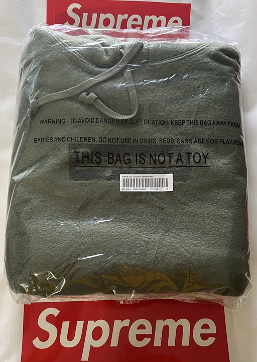 Supreme Inside Out Box Logo Hooded Sweatshirt Light Olive www.dosd