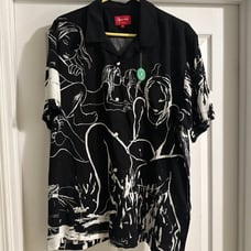 Supreme Kissing Girls Rayon Shirt