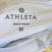 Athleta Swagger Tiered Ruffle Mid Rise Tennis Golf Grey Dot Stripe Mini Skort