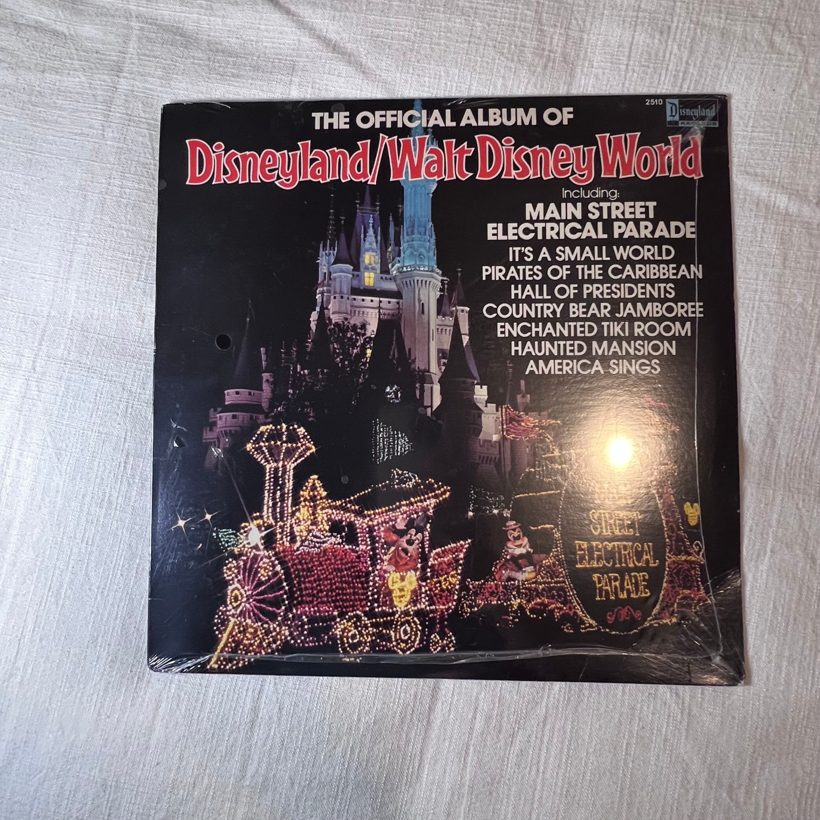 Sealed Disneyland Walt Disney World Vinyl Record Main Street Electrical Parade
