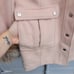 Express cashmere and wool winter Coat fur 6 medium