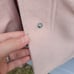Express cashmere and wool winter Coat fur 6 medium