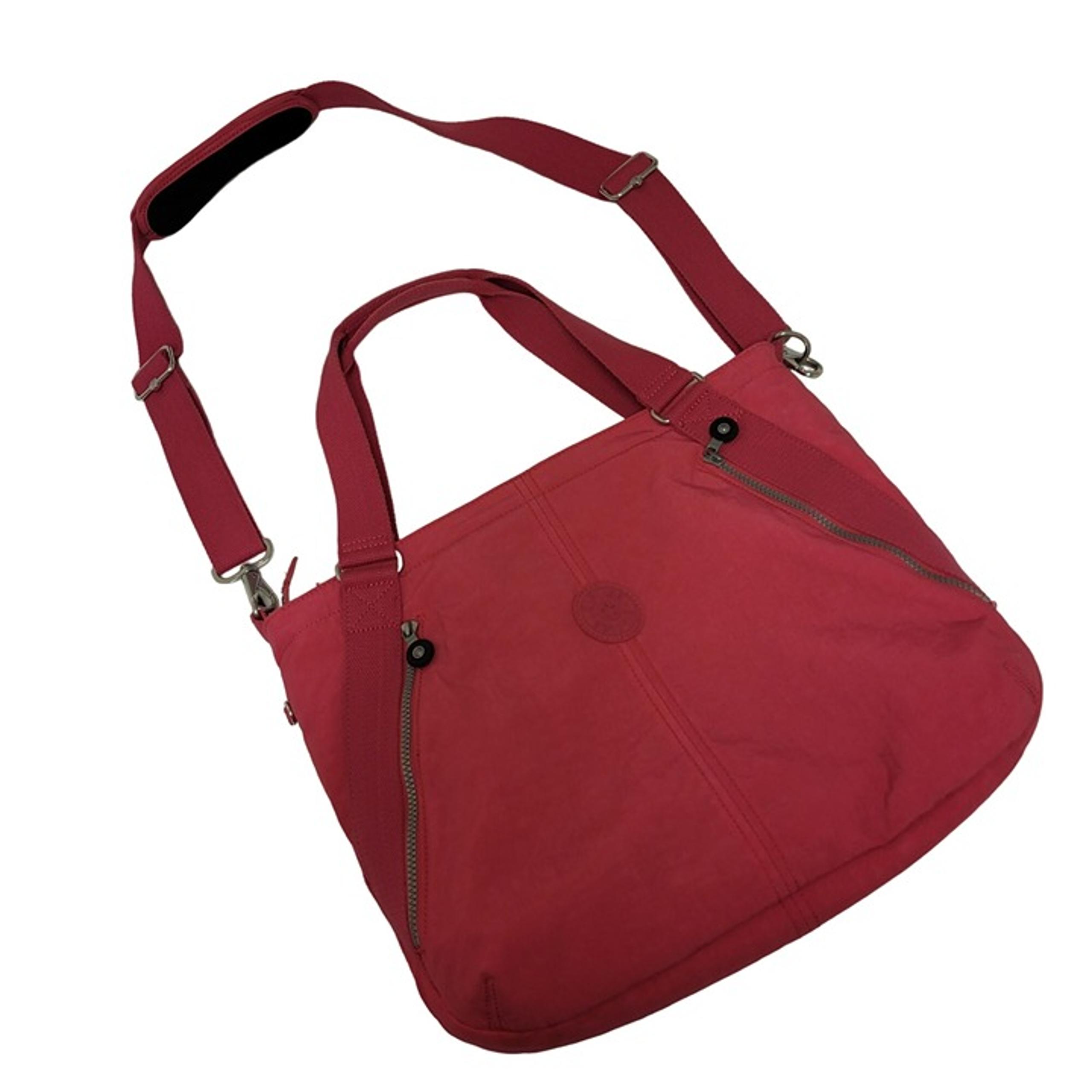 Kipling Pink Silver Laptop Messenger Bag Crossbody Travel Luggage TM2041-570