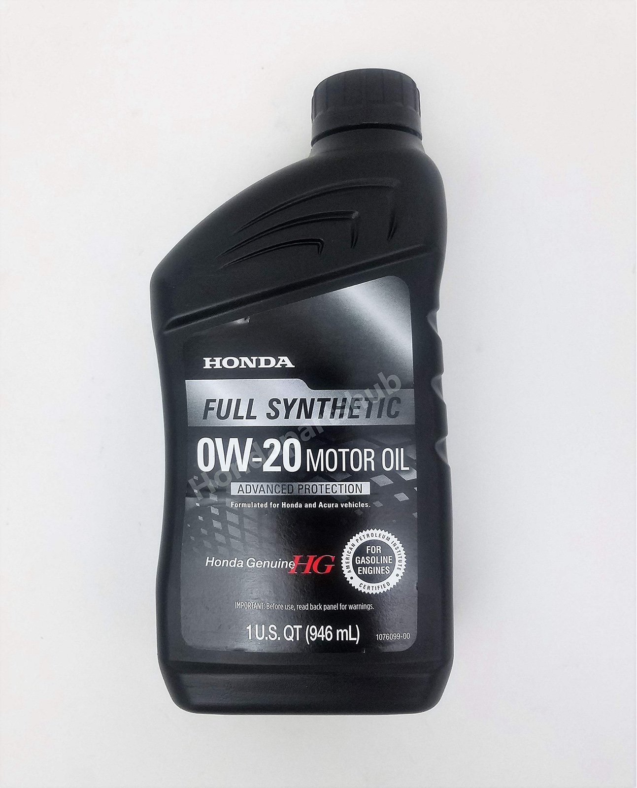 4 QTs Honda Genuine Fully Synthetic 0W-20 Oil