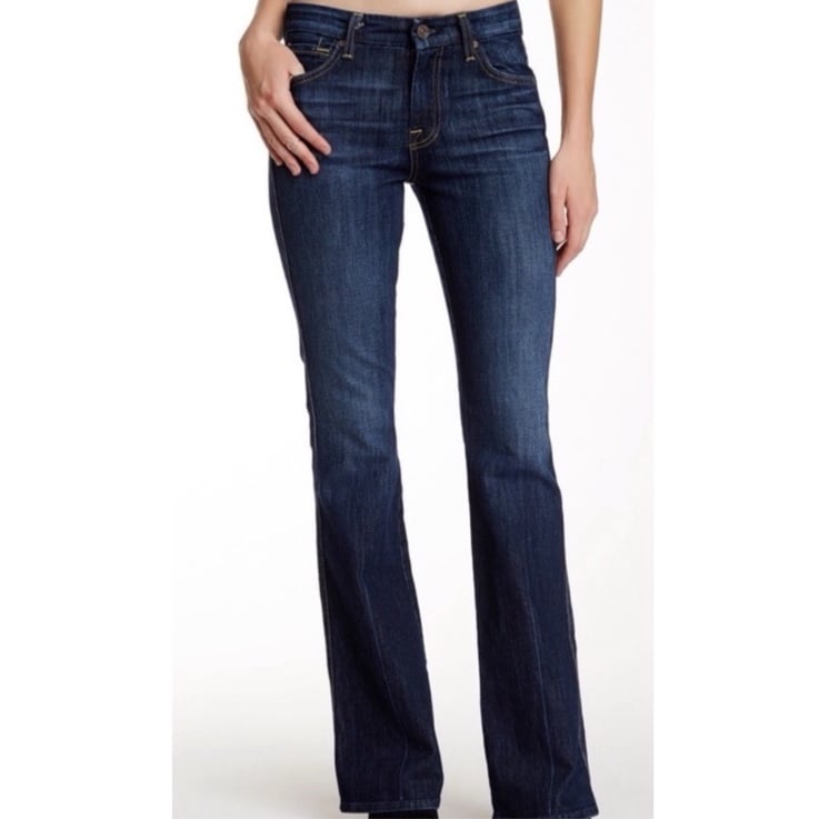 7 For All Mankind Flare Wide Leg Jeans