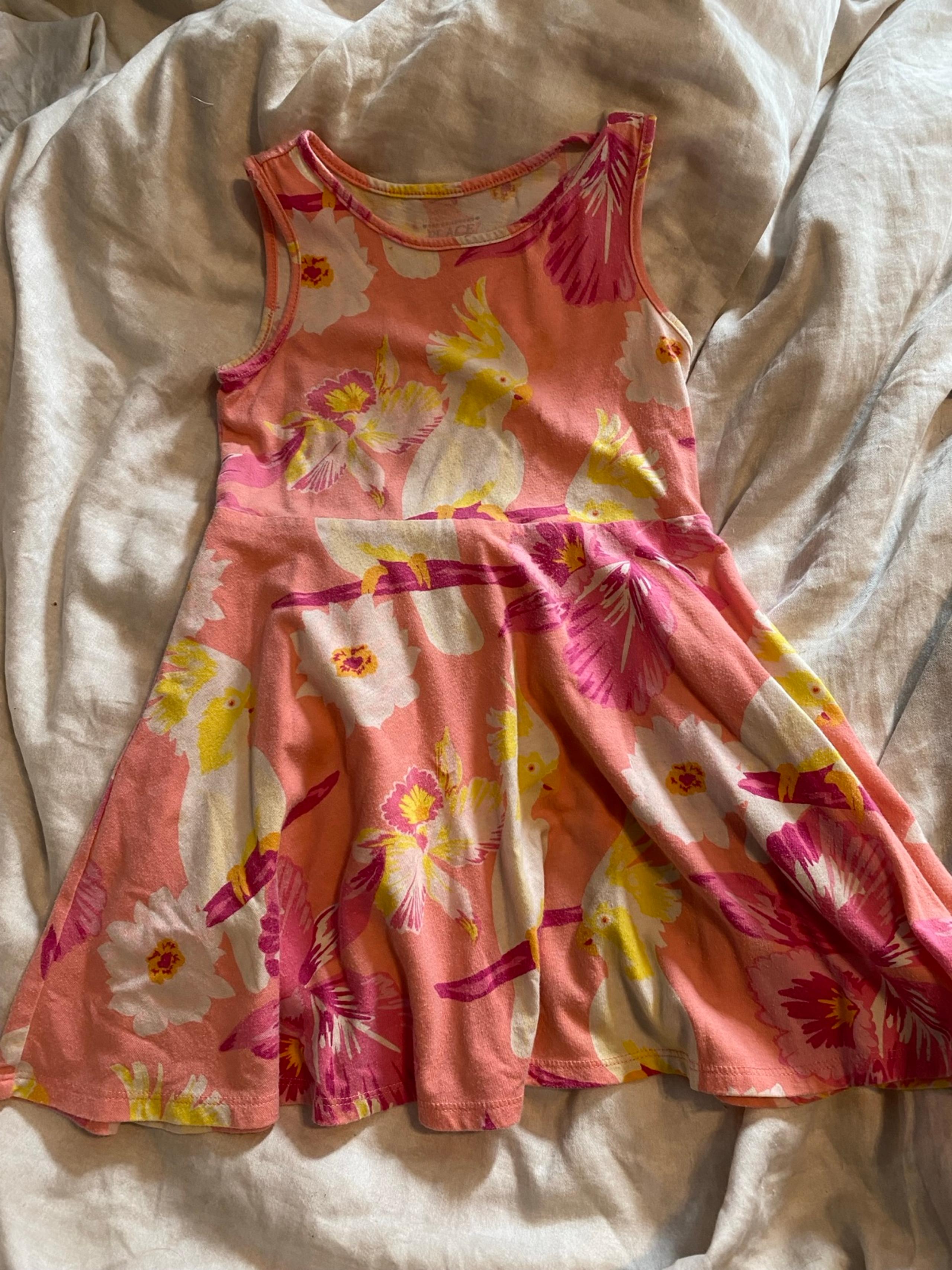 Toddler girls pink bird summer dress - Children's Place
