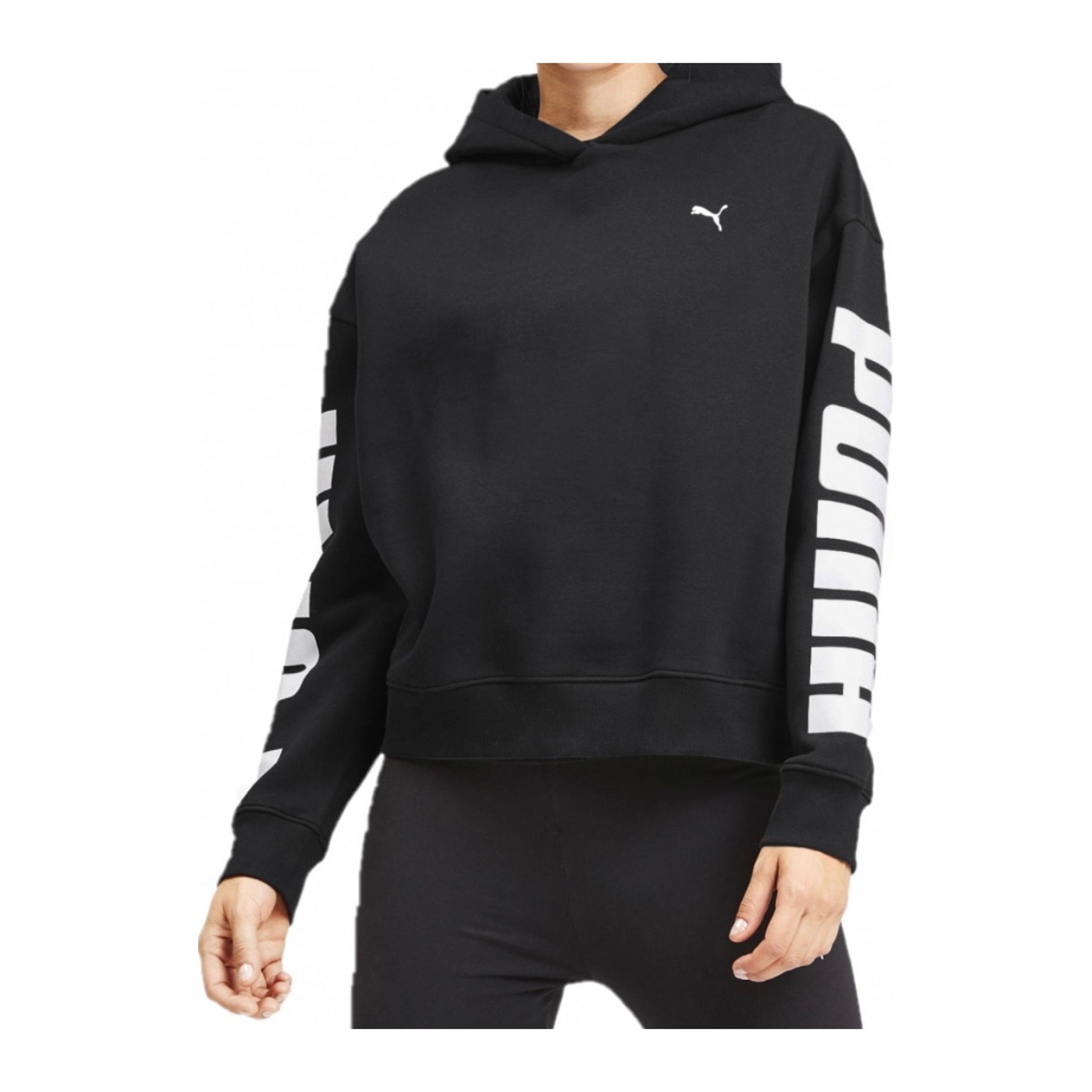Puma Hoodie Women Rebel Hoodie Black Size XL