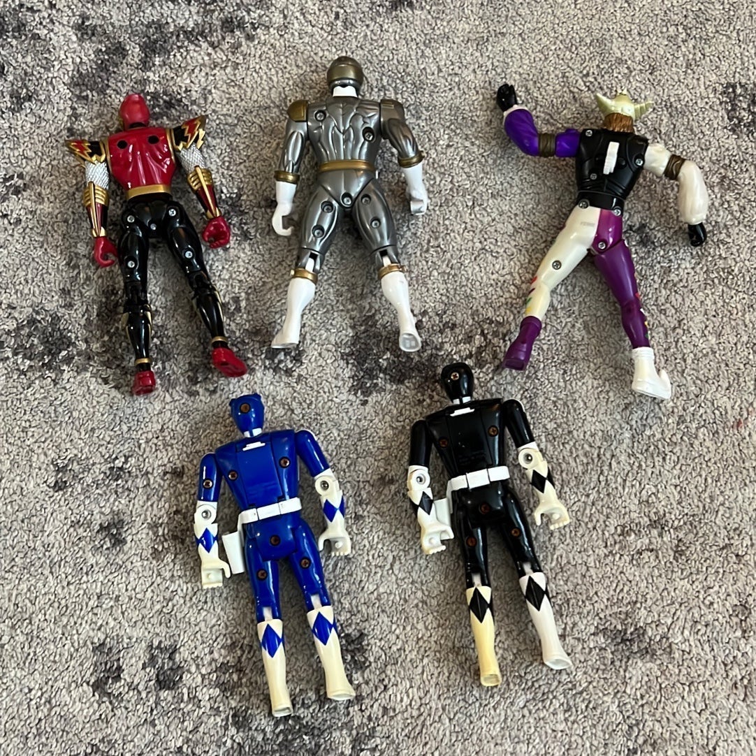 Vintage power rangers on sale toy lot