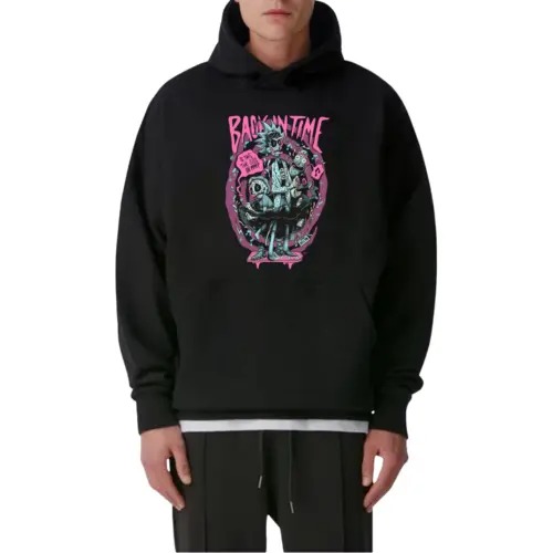Rick And Morty Back To The Future Hoodie Collection