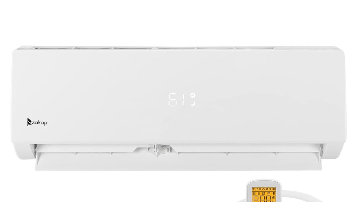Zokop 12,000 BTU Mini Split Air Conditioner Inverter, 19 SEER 115V Energy Saving