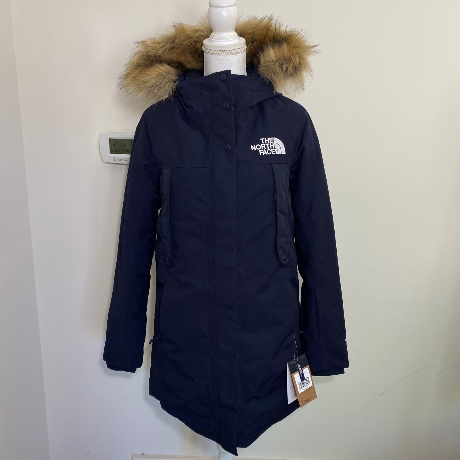 The North Face Women's New Outerboroughs Parka Down Coat Aviator Navy Sz M $450