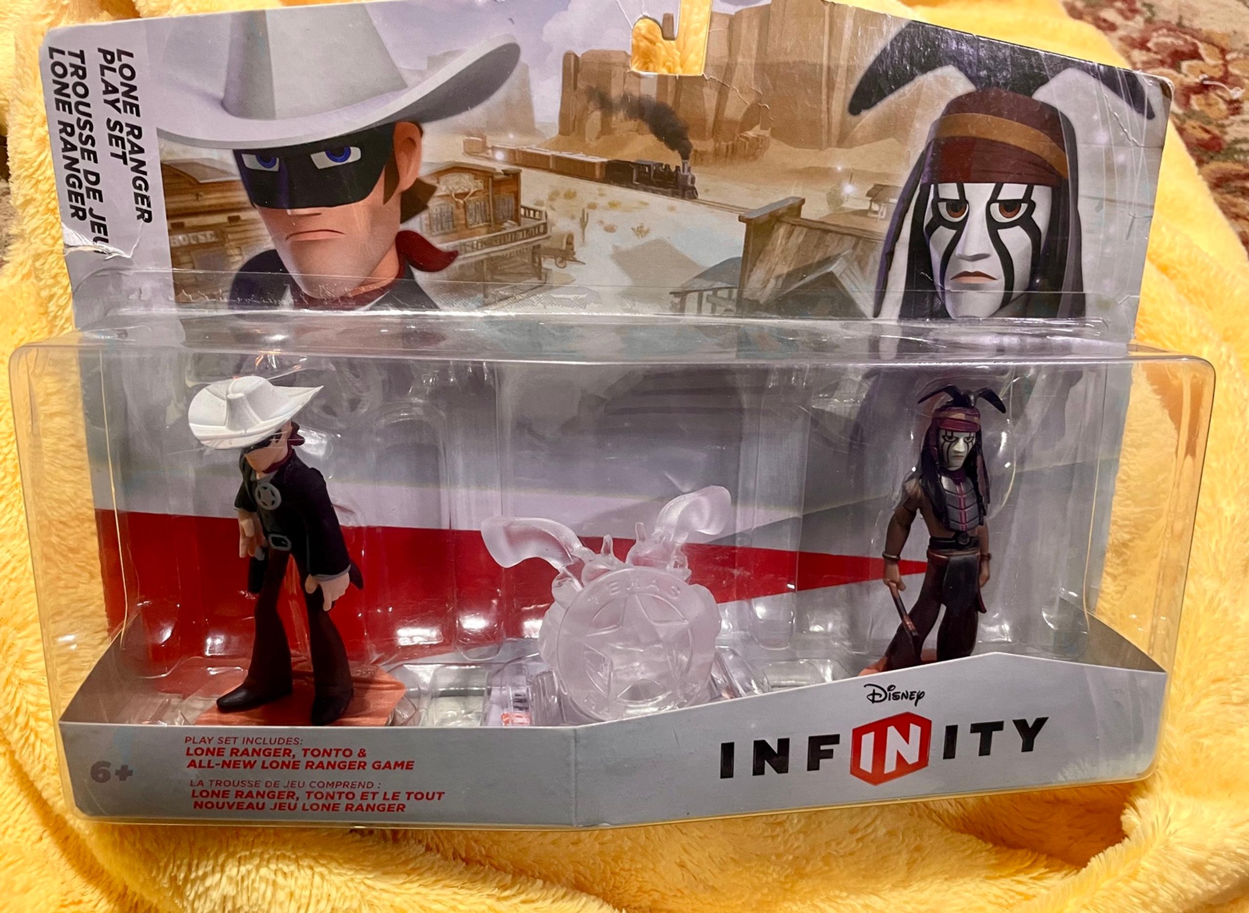 New! Disney Infinity The Lone Ranger Play Set with Lone Ranger & Tonto