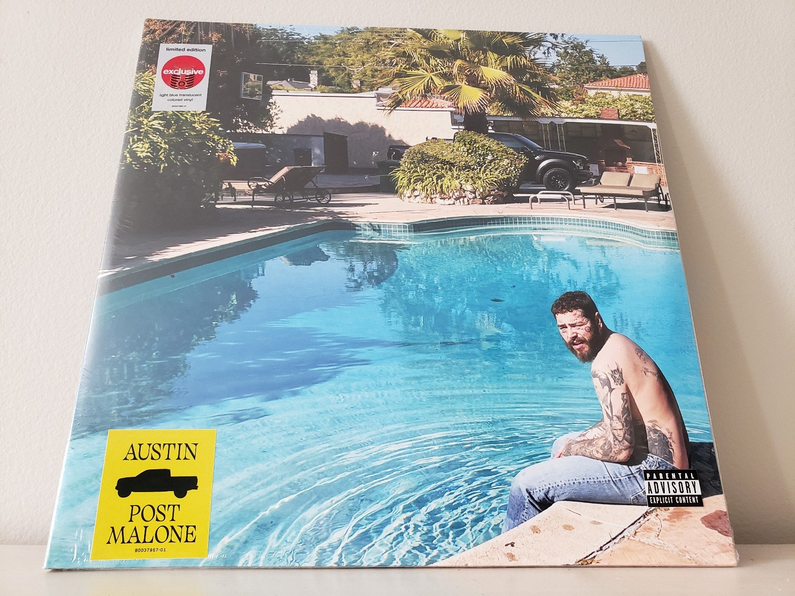 POST MALONE - AUSTIN - TARGET EXCLUSIVE LIGHT BLUE TRANSLUCENT 2 LP VINYL - NEW