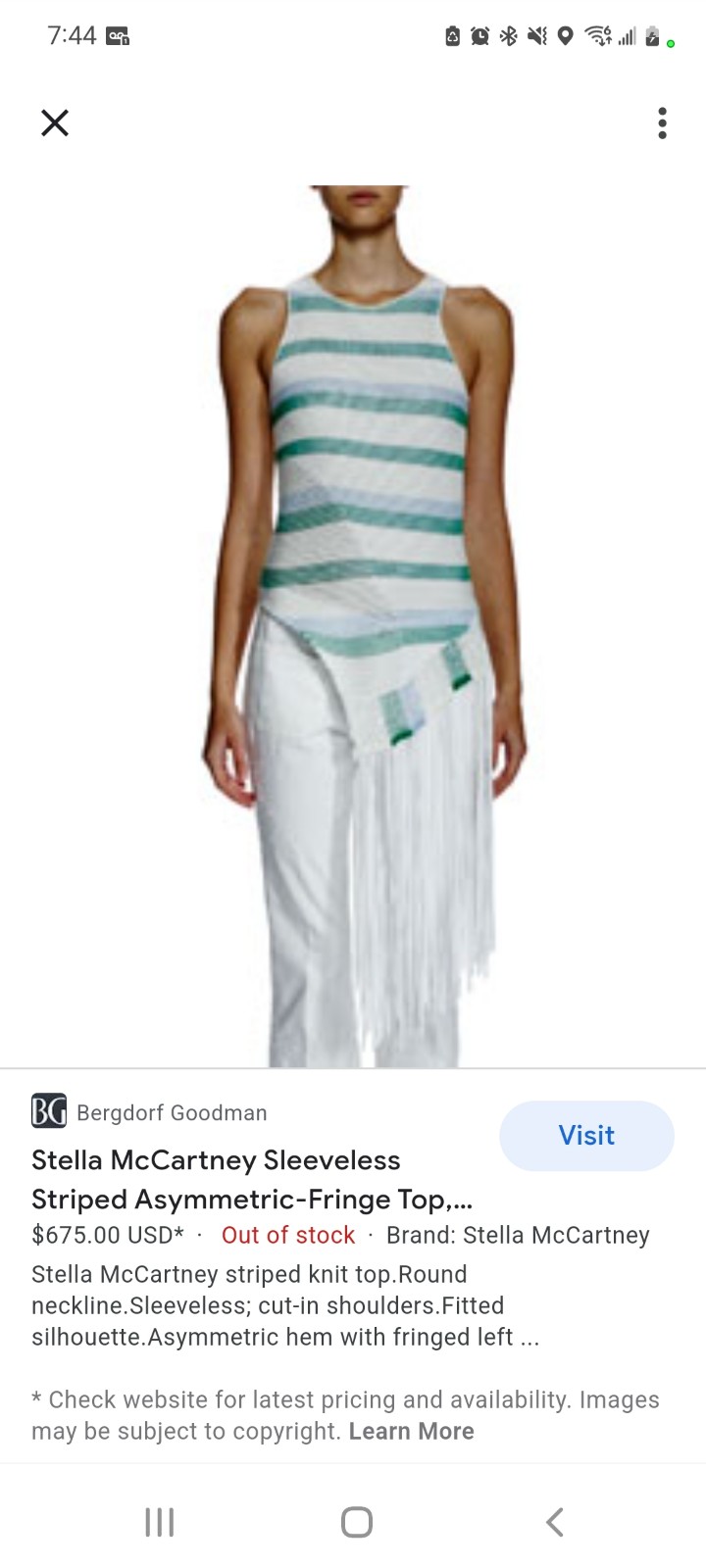 トップス Stella McCartney Fringe 36 s-l400.jpg