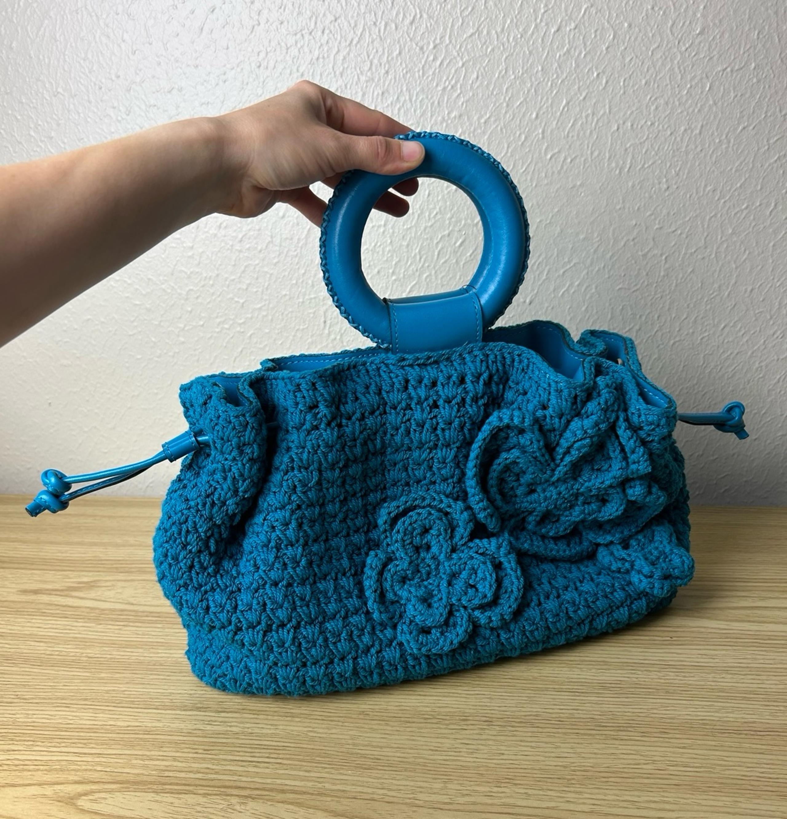 NWT Patricia Nash Carlina Butterfly Crochet Satchel