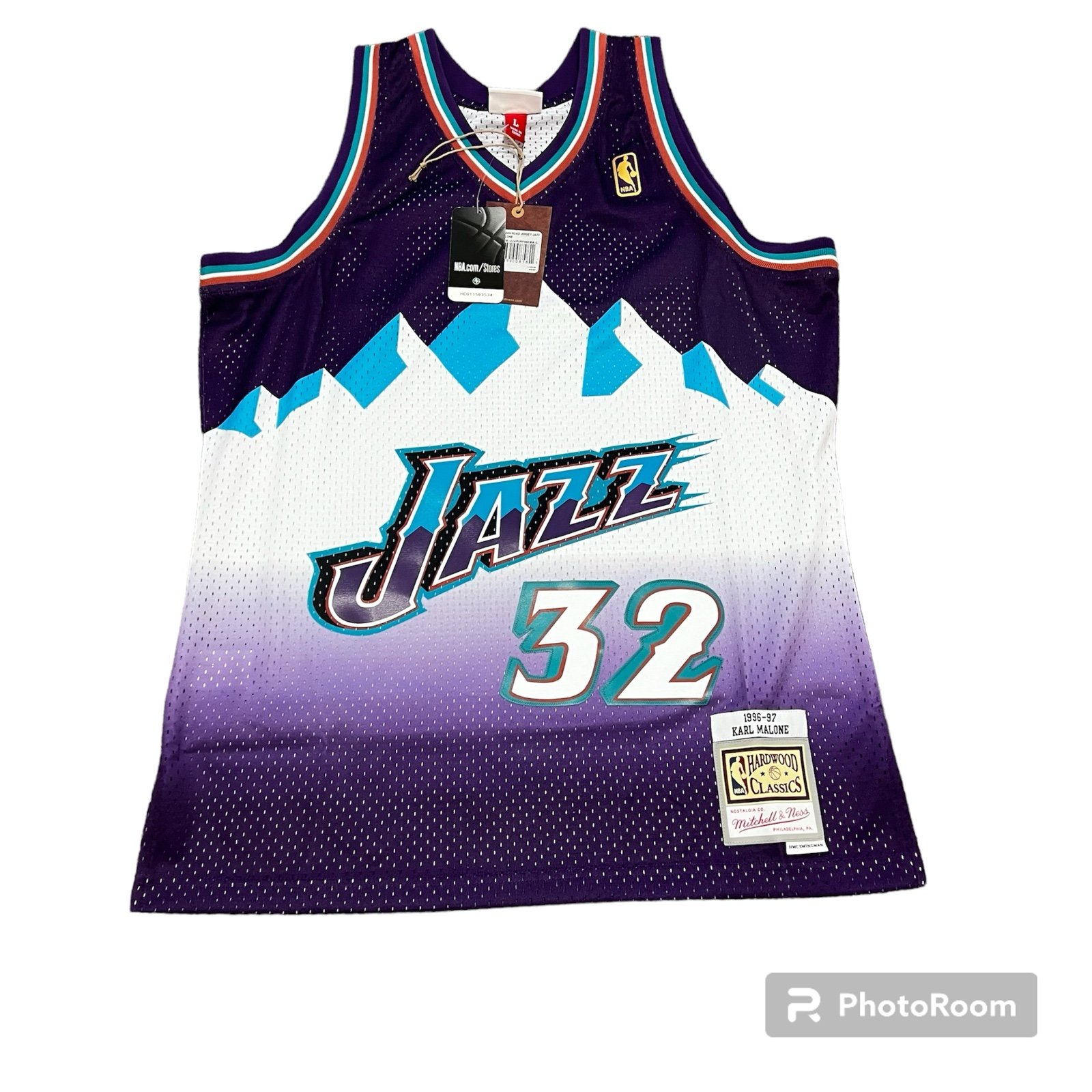 MITCHELL & NESS Swingman Vtg Jersey 1996-97 Jazz #32 Malone