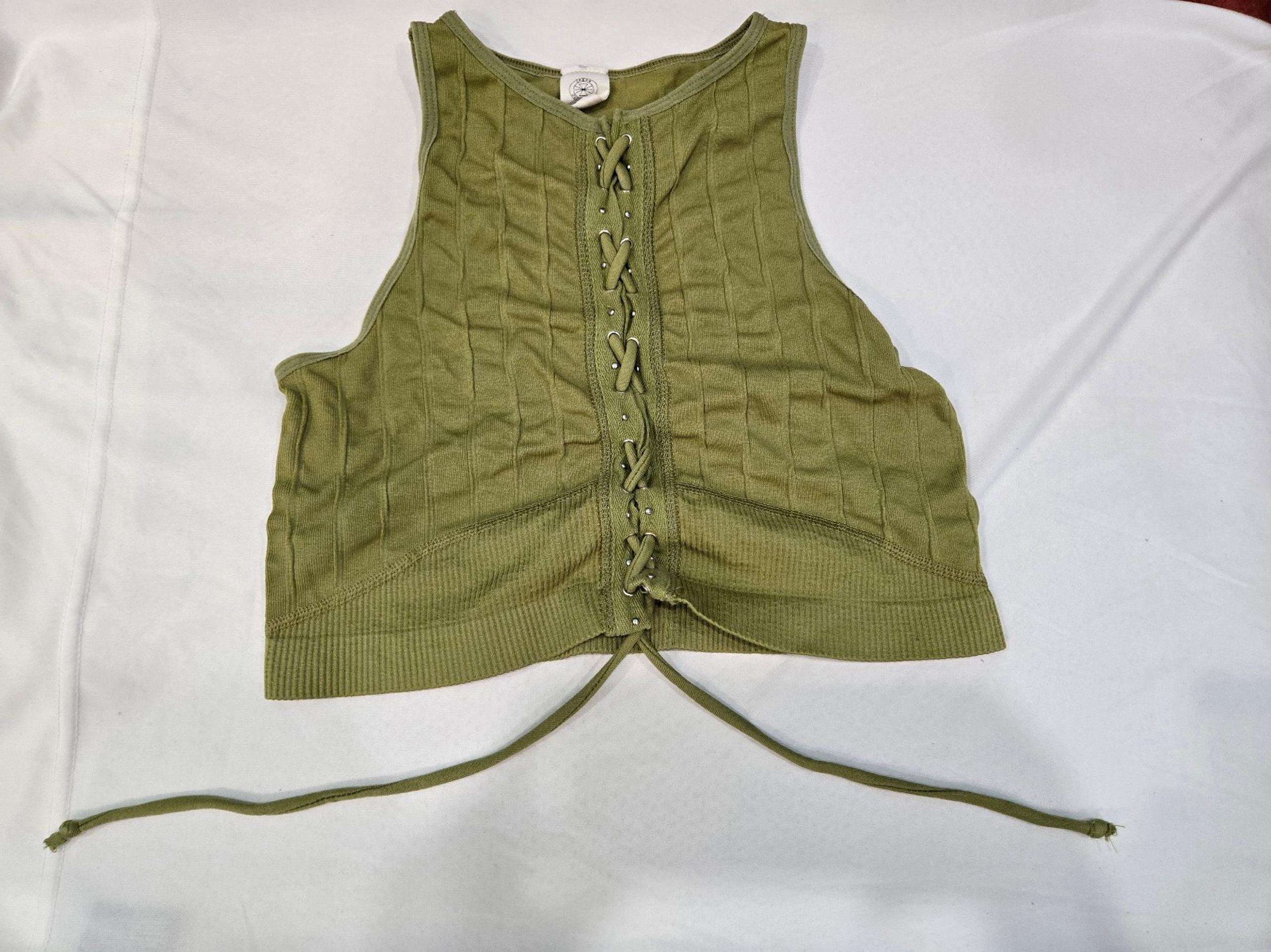 Urban Outfitters women's medium minifit tank top military green