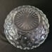 RARE Fostoria American 8 5/8 Flared Cupped Clear Glass Bowl Cubist Stem 2056