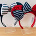 Mickey Mouse ear headband red and blue