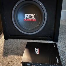 MTX amp, sub, and additional speaker