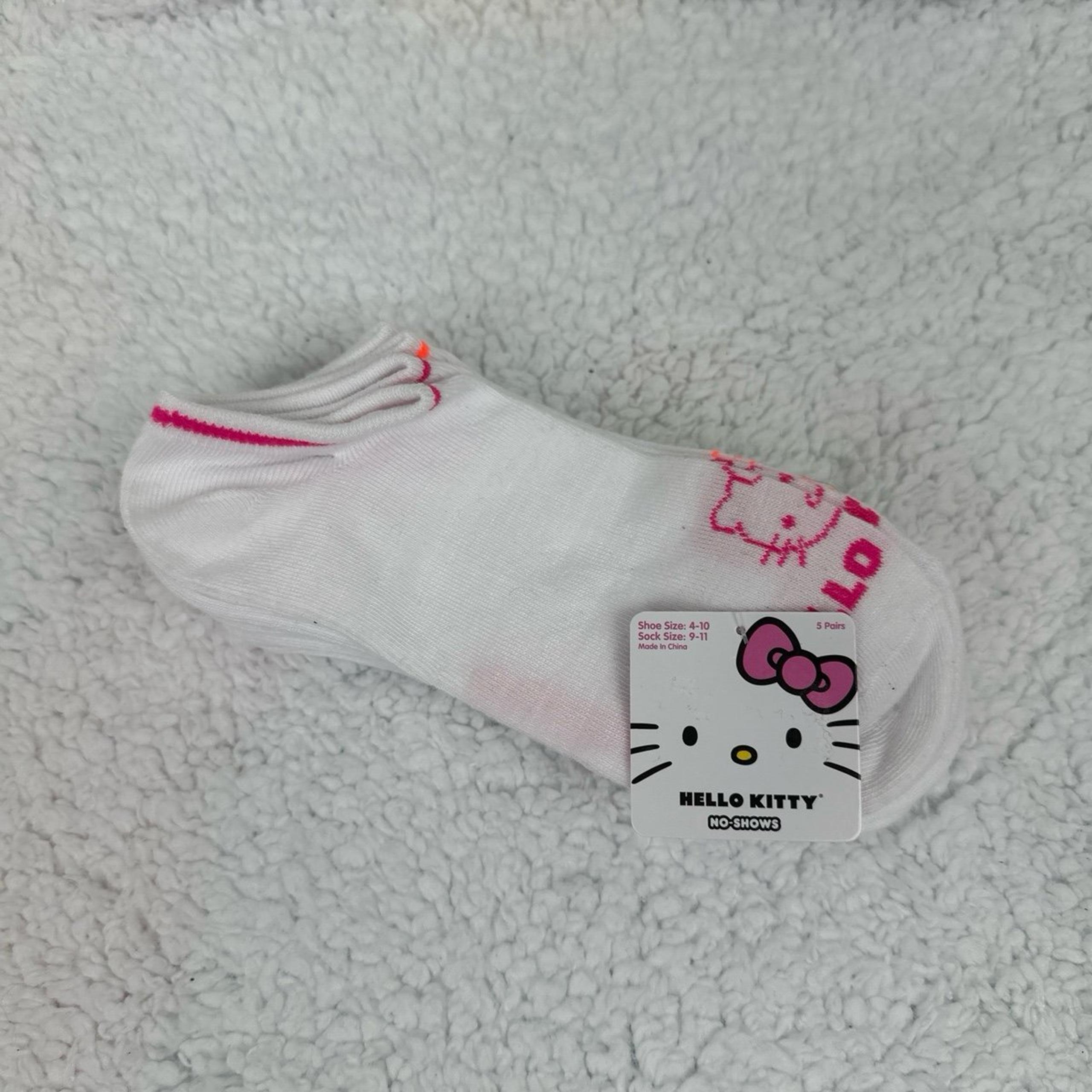 Hello Kitty No-Show Socks (5-pairs)