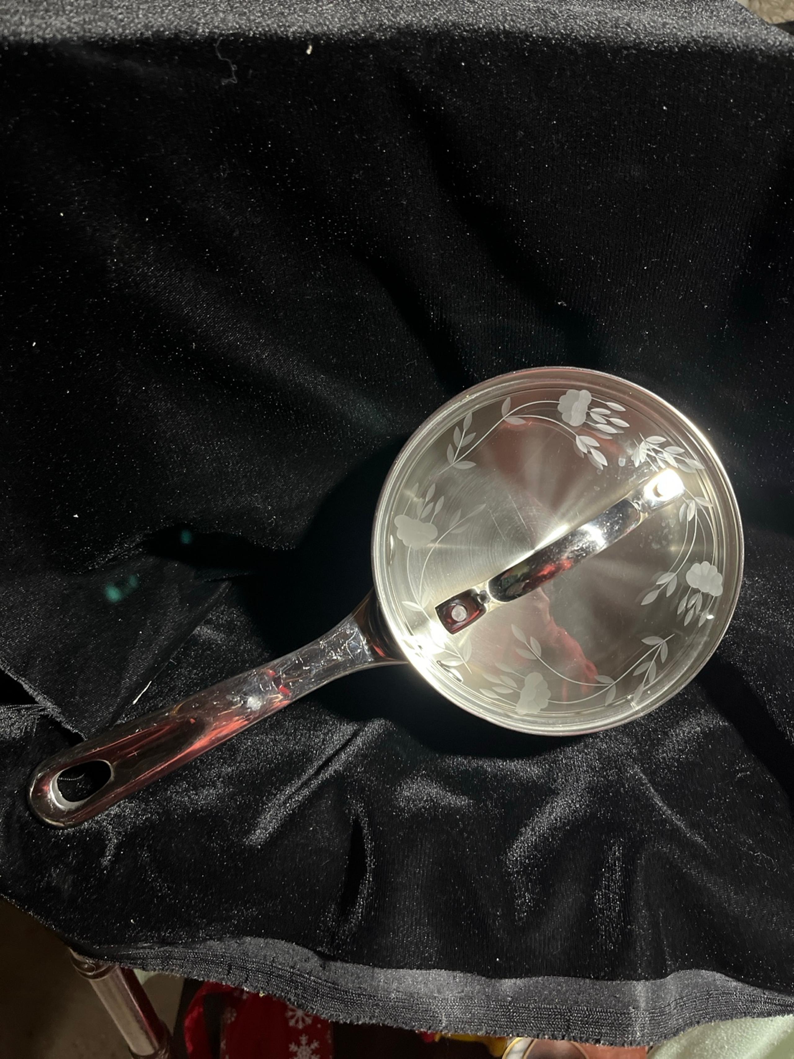 Princess House Heritage Stainless Steel 1 Qt Saucepan