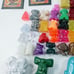 Vintage Gogos Crazy Bones Mini Action Figures Lot of 58 Cards & Guide book